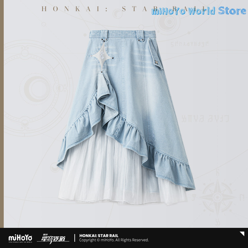 Jeans - Falda Cyrene Honkai Star Rail, Vestido