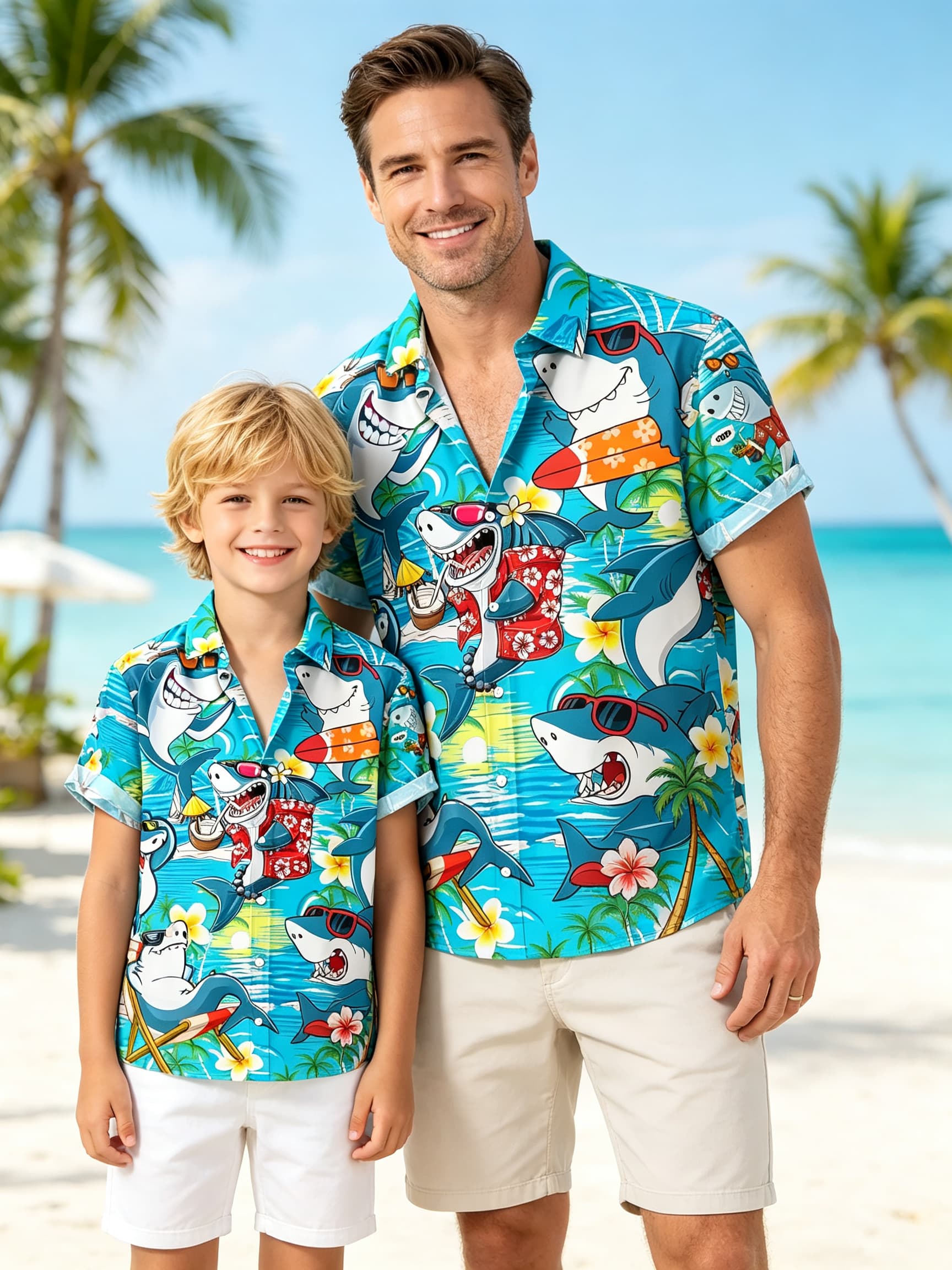 Vintage Hawaiian Floral Shirt - Camisa de manga corta con estampado