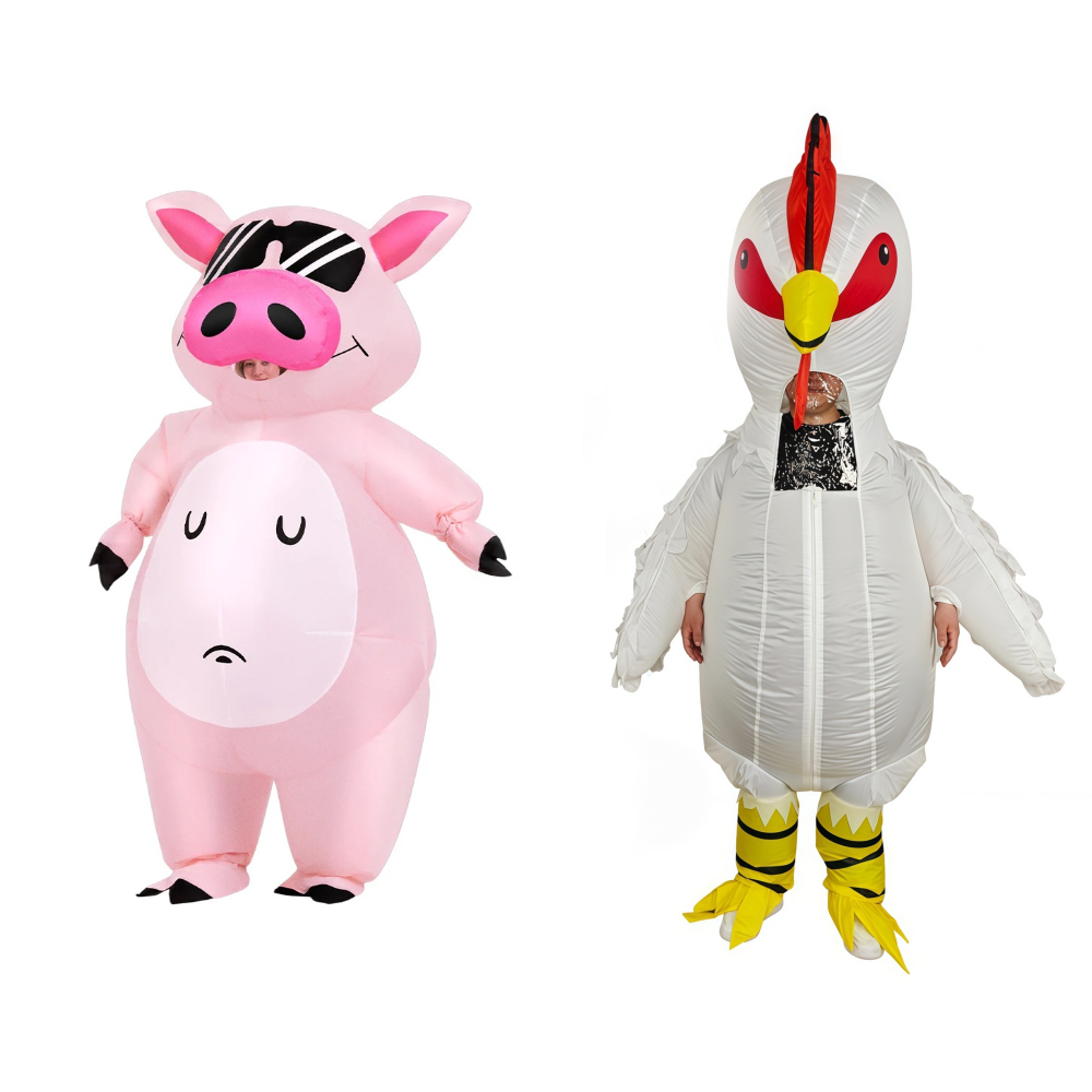 Disfraz Inflable de Cerdito de - Suits reseña y precio