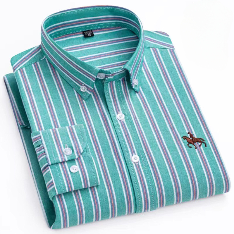 6XL 100% algodón Oxford camisa - Oxford Cotton Casual Shirt Business reseña y precio