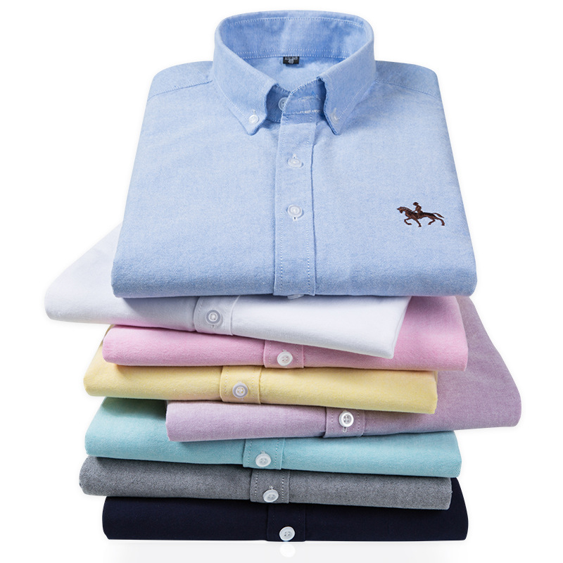 6XL 100% algodón Oxford camisa - Oxford Cotton Casual Shirt Business reseña y precio