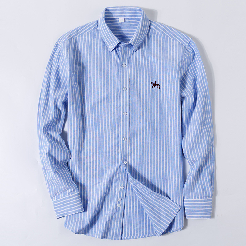 6XL 100% algodón Oxford camisa - Oxford Cotton Casual Shirt Business reseña y precio
