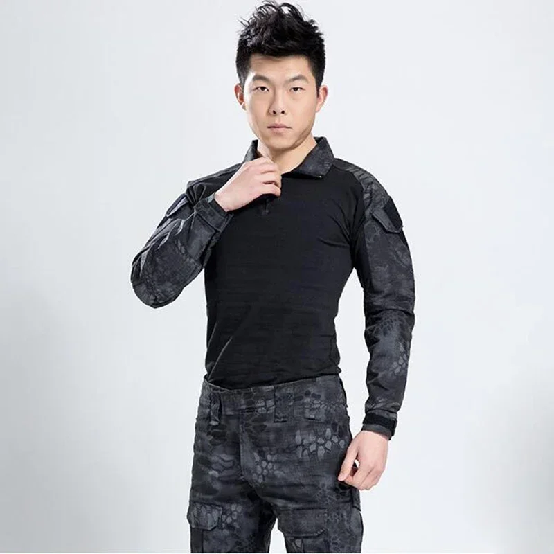 Camisa militar de combate del  - Tactical Military Shirt Cargo reseña y precio