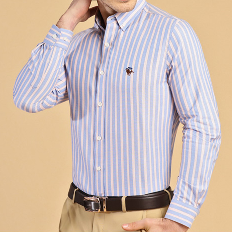 Nuevas Camisas de Manga Larga  - Oxford Cotton Casual Shirt Business reseña y precio