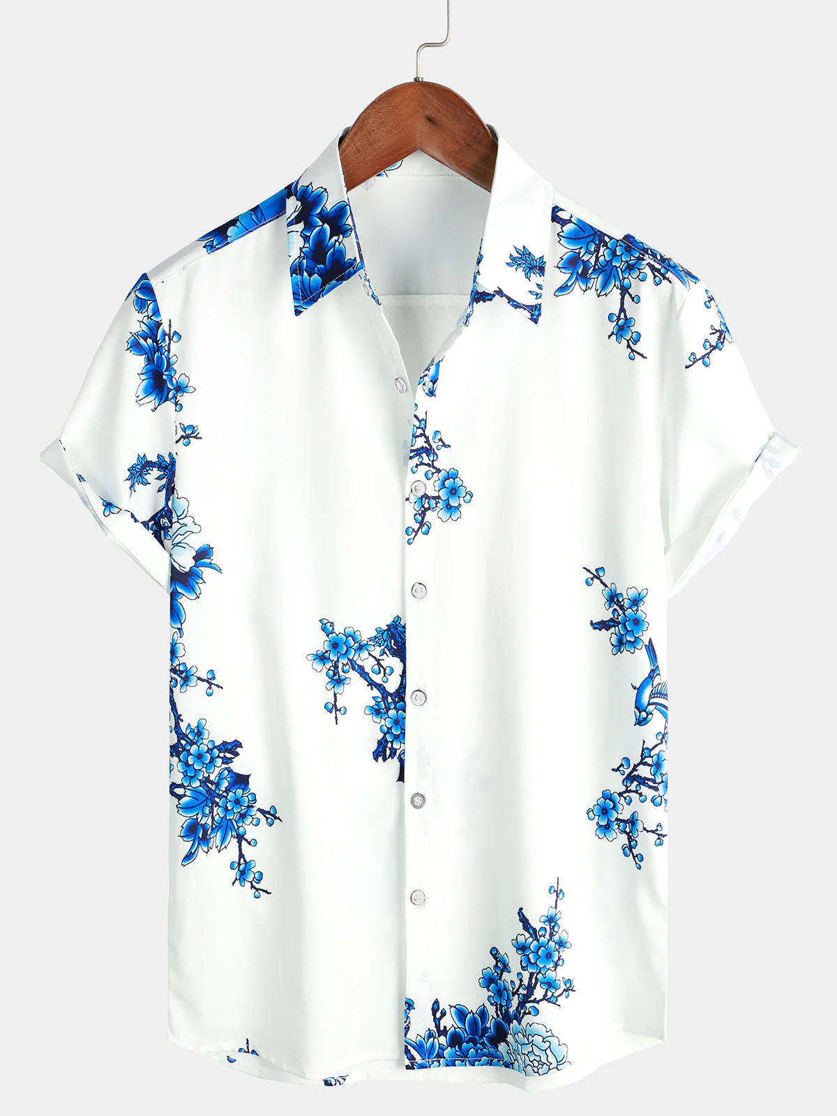 Camisa de manga corta para vac - Vintage Hawaiian Floral Shirt reseña y precio