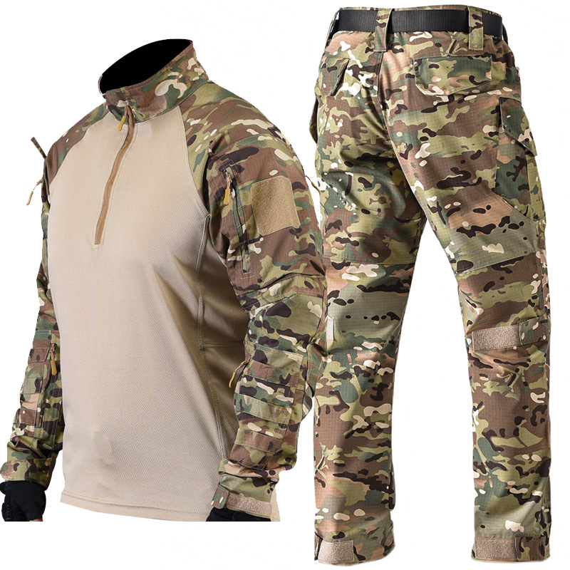 Conjuntos de uniformes de comb - Tactical Military Shirt Cargo reseña y precio