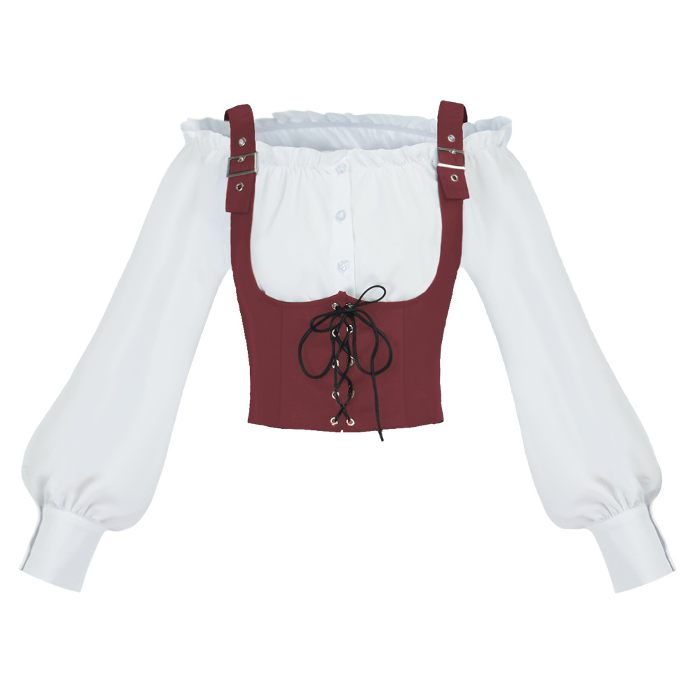 Blusa de estilo retro occident - Shirts reseña y precio