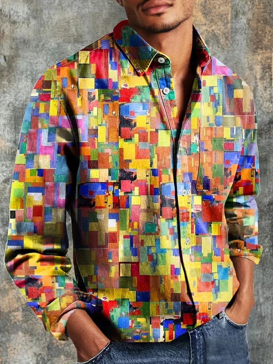 Camisa Casual de Moda para Hom - Mens Linen Shirt Long Sleeve reseña y precio