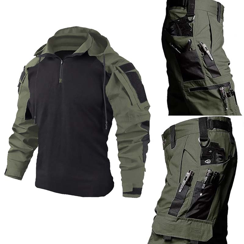 Conjunto de uniforme táctico,  - Tactical Military Shirt Cargo reseña y precio