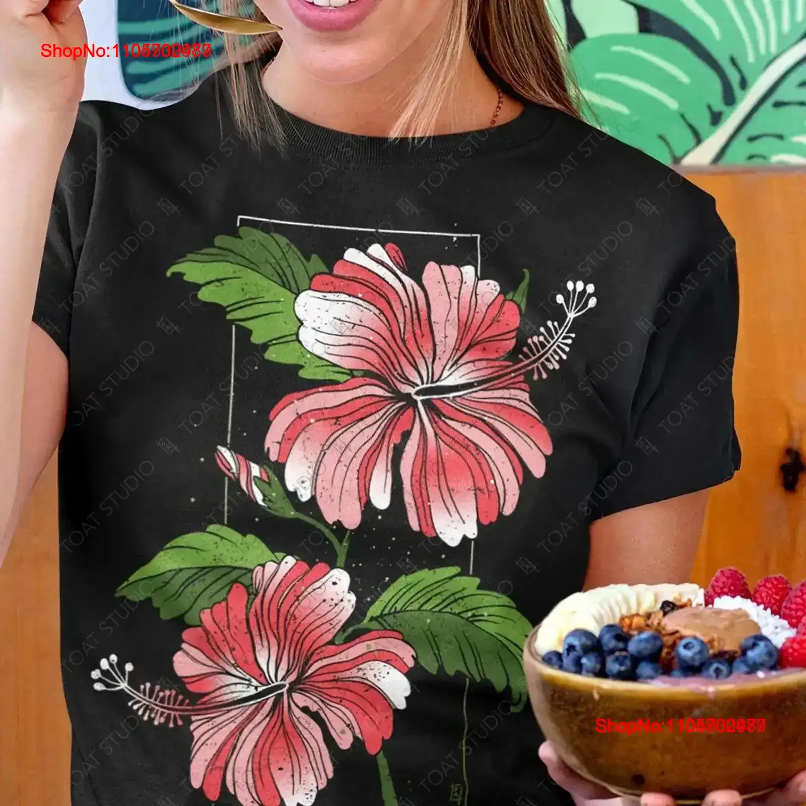 Camiseta con estampado de flor - Vintage Hawaiian Floral Shirt reseña y precio
